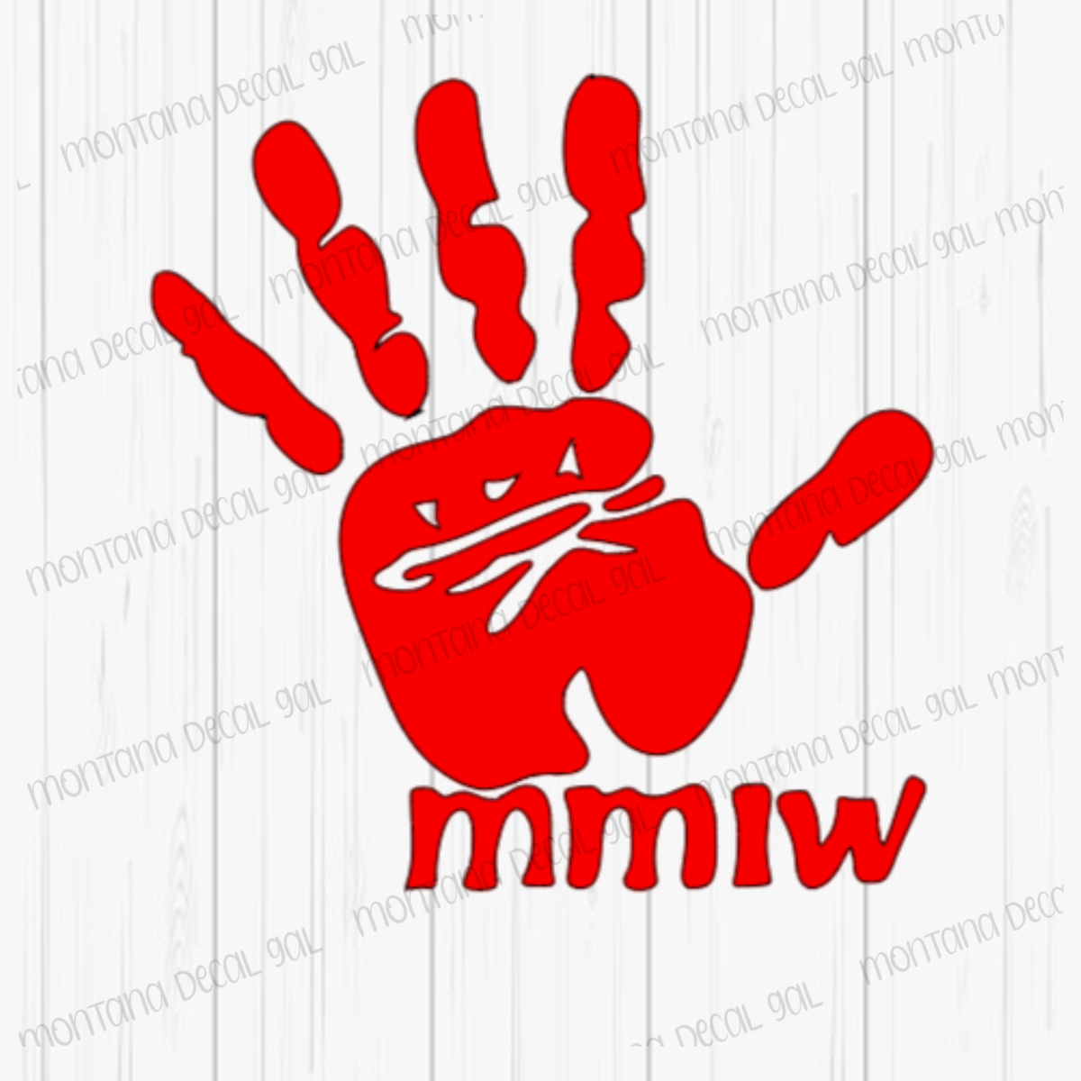 MMIW Decal for car | Missing and Murdered Indigenous Women | MMIW