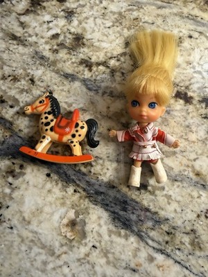 Vintage Liddle Kiddles CALAMITY JIDDLE Doll Set Mattel
