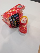 2024 McDonald's Mini Crocs Keychain Happy Meal Pattern Toy 2 Slight Box Damage