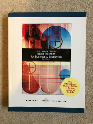 Basic Statistics for Business and Economics by Marchal, William Book The Cheap