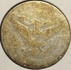 ^ 1908   BARBER HALF DOLLAR   ^^ GOOD ^^ (.90 SILVER) & (.10 COPPER) 2028 — photo 2