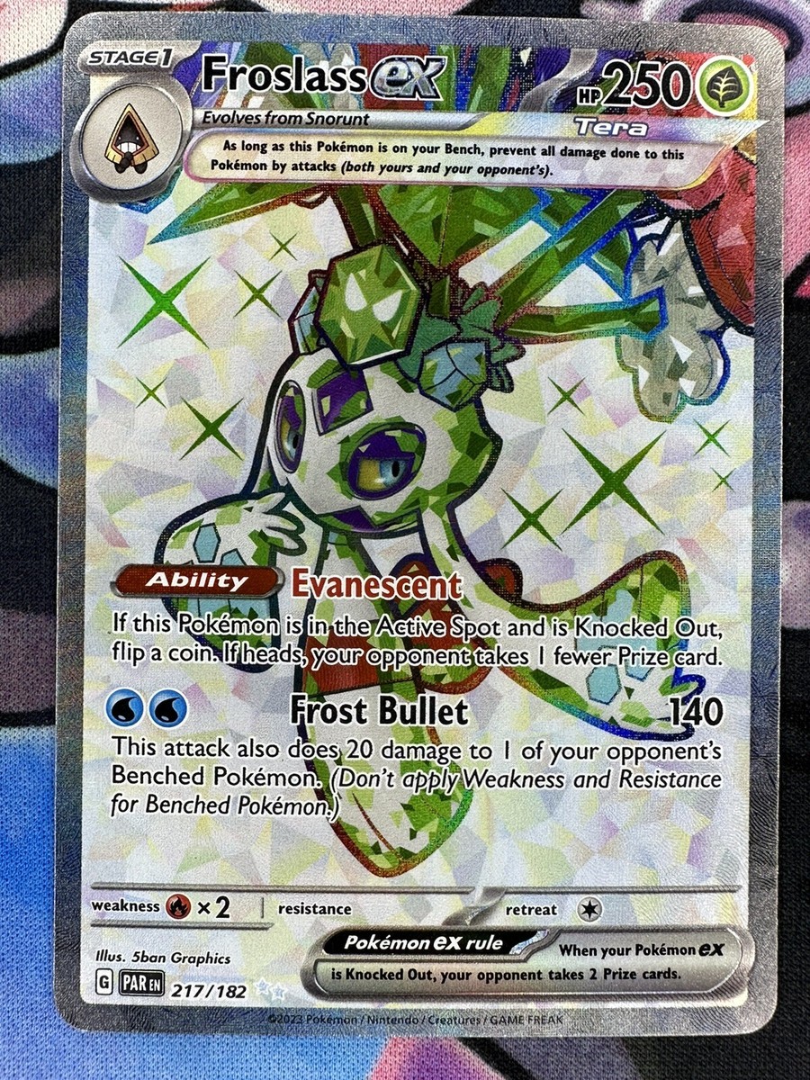 Froslass ex 217/182 (Ultra Rare Full Art) Paradox Rift Pokemon TCG