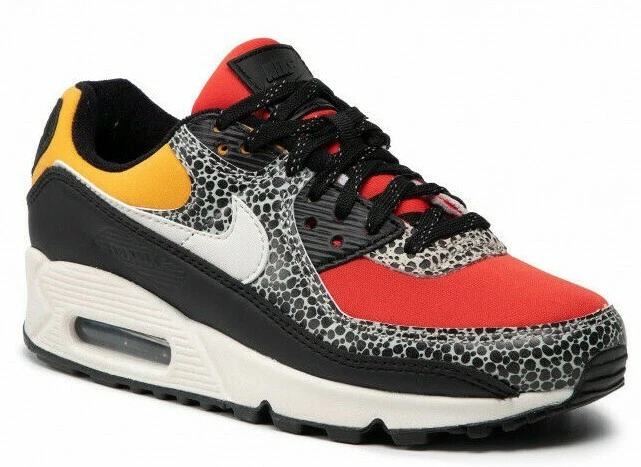 Womens nike air max 90 black and outlet red