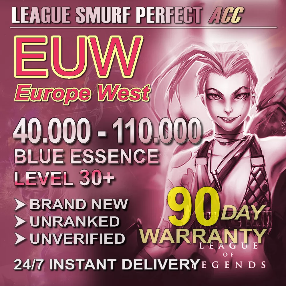 NA League of Legends Unranked Smurf LOL 40K 50K 60K 70K 80K 100K