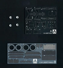 Aoshima LB Works R35 GT-R DETAIL UP Parts For Plastic Model Kit