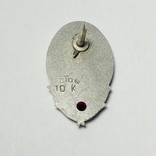 O. C. Tanner 10K Two Tone Gold Family Looking Towards Star Tie Tack Pin 2.5g - Picture 5 of 5