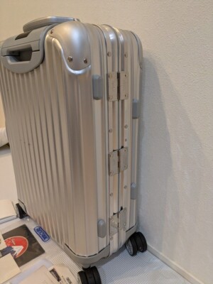 Rimowa Topas 32L Silver 4-wheels Carry Case Suitcase | eBay