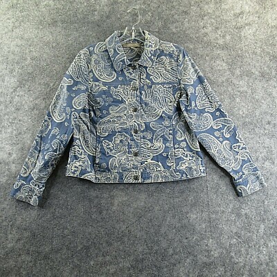 Croft \u0026 Barrow Womens Denim Jacket 12 