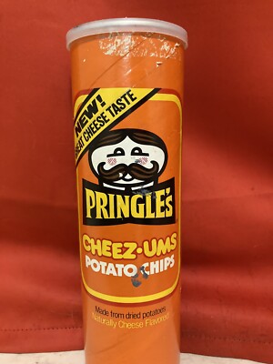 HTF Vintage 1980's NEW! Pringles Cheez Ums Empty Crisp Chip Can | eBay