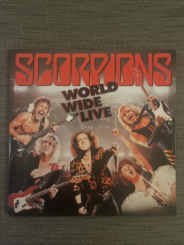 The Scorpions World Wide Live 2 Vinyl LP mit Poster