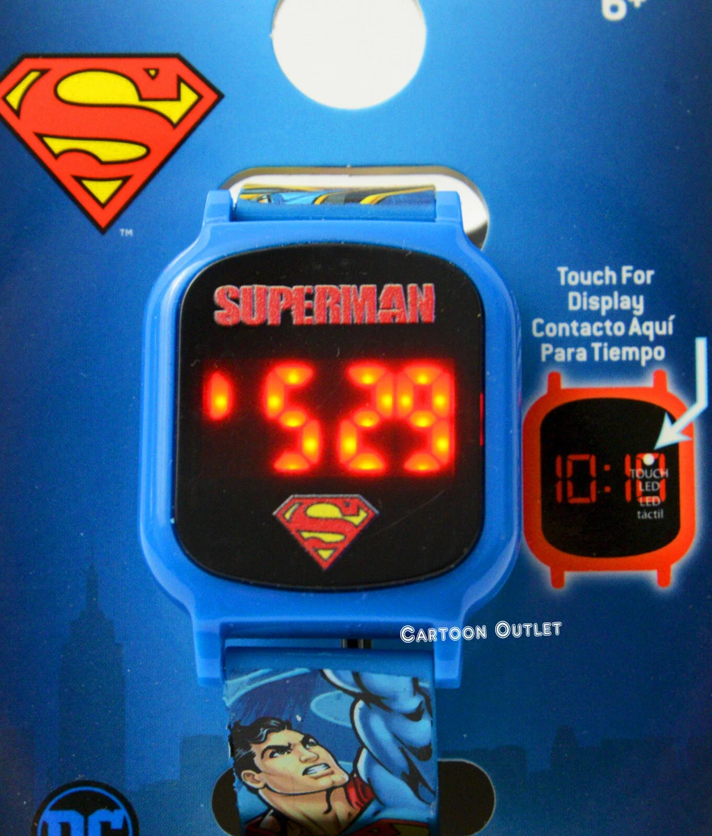 Superman digital watch sale