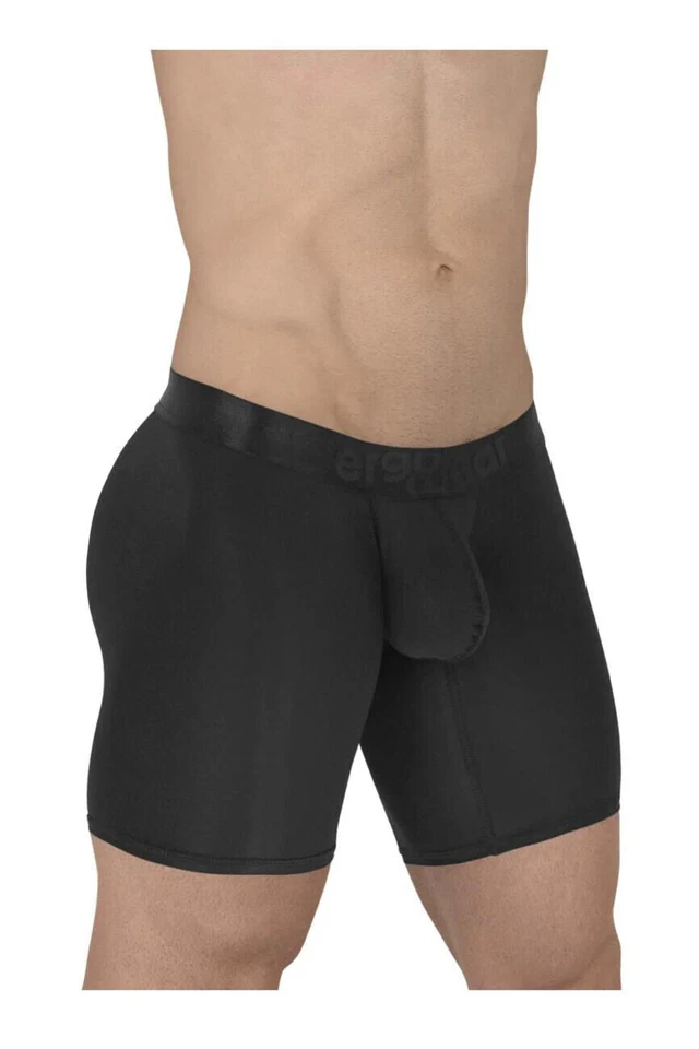 Boxer largo ErgoWear MAX XX corte medio elástico negro 1620 Foto 2 de 4