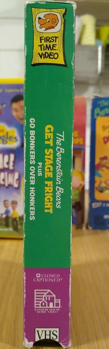 The Berenstain Bears - Get Stage Fright (VHS 1986) RARE Bonkers