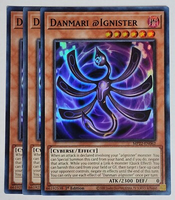 Yugioh x3 Danmari @Ignister MP22-EN062 Super Rare 1st Edition *In Hand*