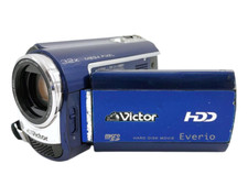 Victor Everio GZ-MG330 Video Camera Blue Very Good