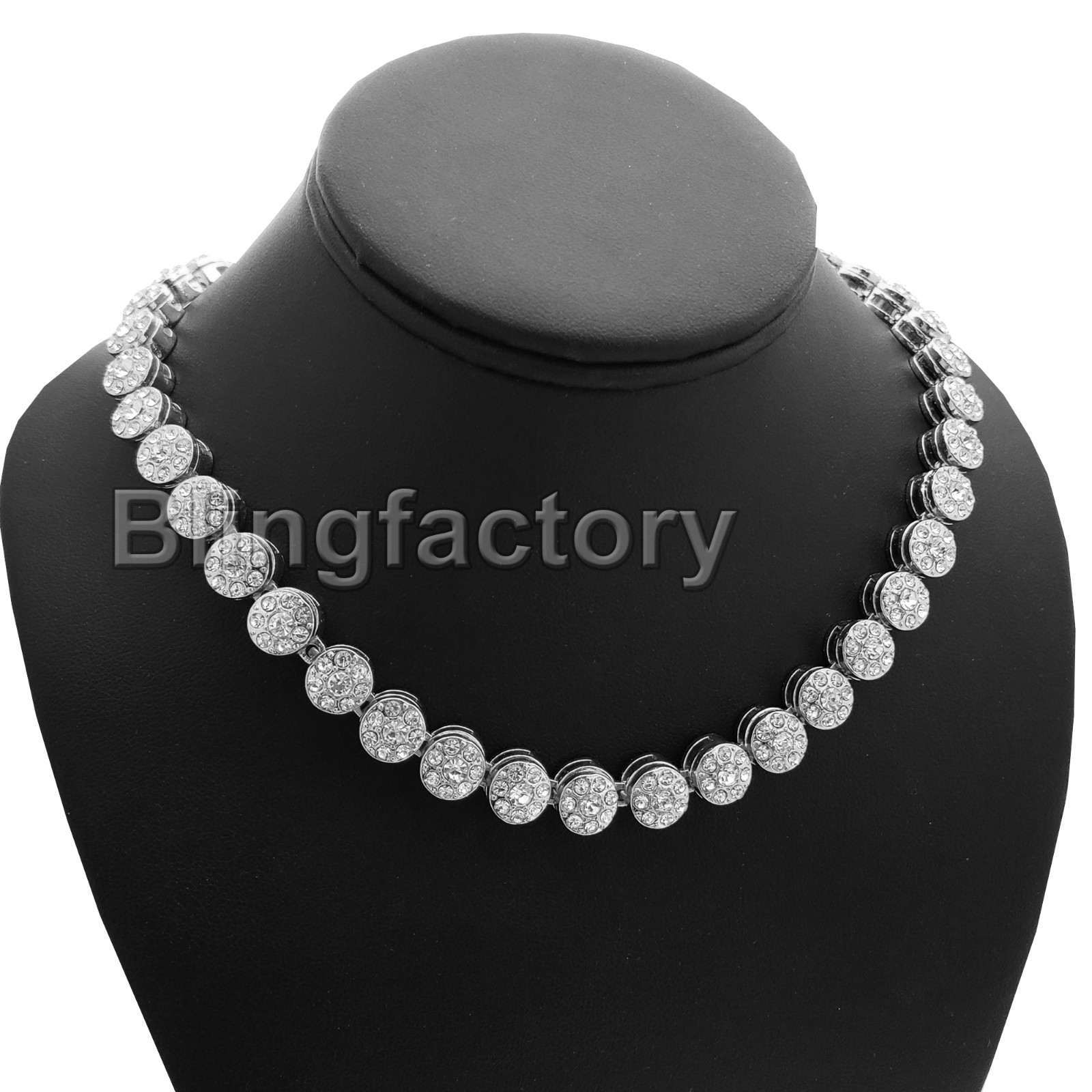 Hip Hop Spider Pendant & 16 Full Iced Cuban & 1 Row Diamond