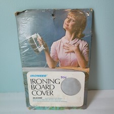 Vintage 1960s IRONEES Ironing Board Cover Silicone No. 462 MCM USA Made NOS HTF
