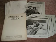 CONTINENTAL DIVIDE Original 1981 Press Kit w/Stills ~ John Belushi & Blair Brown