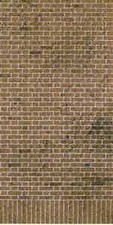 Superquick D1 OO Gauge Red Brick Building Paper (x6)