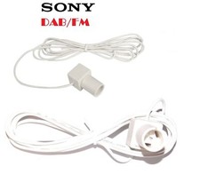 Genuine Sony FM Radio Antenna Coax Aerial for Audio Hi-Fi CD Player Home Cinema
