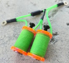 1.25" 8-32 Tattoo Machine Parts Coils 6 Wrap Chameleon Pink Washers Neon Lime