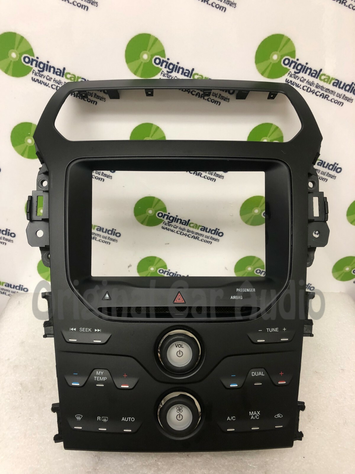 2012 Ford Explorer OEM 8" Radio Display Climate Control Faceplate BEZEL