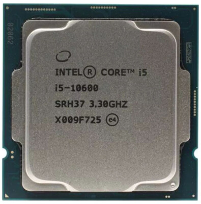 Intel Core i5 Gen 10 I5-10600 3.30 GHz Comet Lake SRH37 FCLGA1200 Processor Used