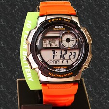 Casio Digital AE-1000W-4BV Weltzeit Digital H...