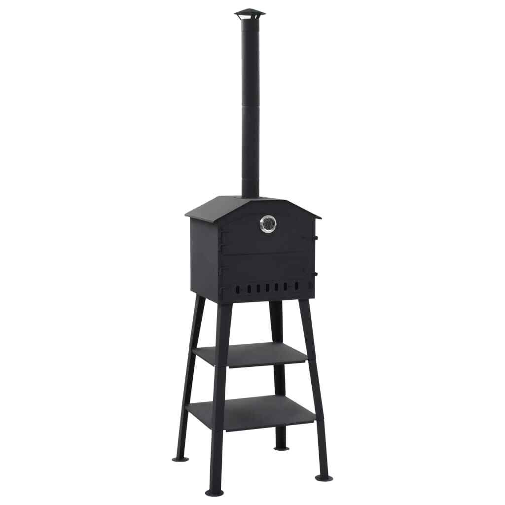 Vidaxl - Horno De Pizza Exterior Carbón 2 Piedras De Arcilla Reflectaria - Negro En Oferta Horno De Pizza Exterior Carbón 2 Piedras De Arcilla Reflectaria Vidaxl