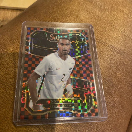 2017 Panini Select Red Checker Prizm Winston Reid New Zealand