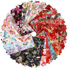 30pcs Fat Quarters Japanese Style Fabric Squares Cotton Quilting Cloth Set