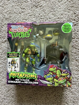 Tales Of The TMNT Mutations Mix N' Match LEONARDO VS MECHAZOID