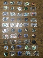 Rare COMPLETE set. 1996 Star Wars Tazos ~ ALL 50 "Pogs" 31 Still In Wrappers