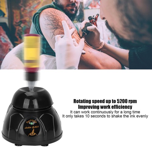 (EU Plug)Tattoo Pigment Ink Electric Shaker Stirrer Nail Polish UV Gel ZMN - Bild 13 von 24