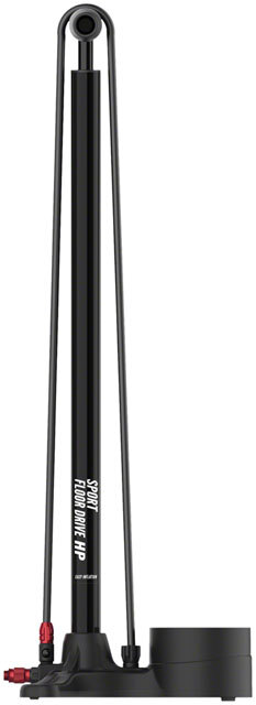 Lezyne Sport Floor Drive Floor Pump - 3.5" Gauge - ABS Pro Head, 220psi Flat Bla