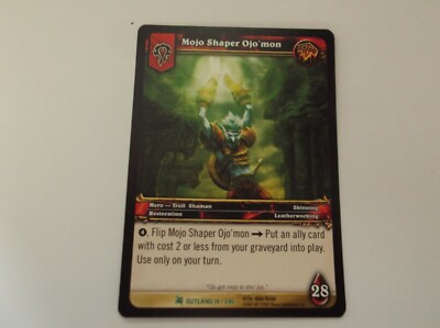 World of Warcraft: Outland ''MOJO SHAPER OJO'MON'' #14/246 Trading Card