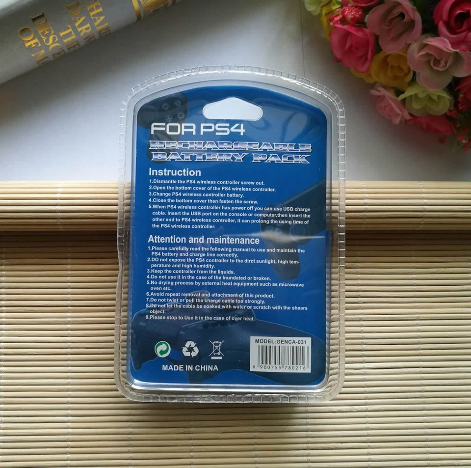 2X Battery for Sony Dualshock 4 Wireless Controller PS4 V1 CHU-ZCT1H LIP1522 - Image 3 of 4