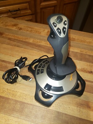 PXN-2113 Flight Stick Joystick Gaming Simulator Controller Wired 4 Axles For PC
