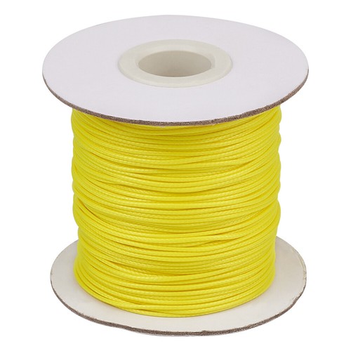 85yds/Rotolo Corde Poliestere Cerato Coreano Fili Perline Rotonde Piccole Corde 1mm - Foto 15 di 405