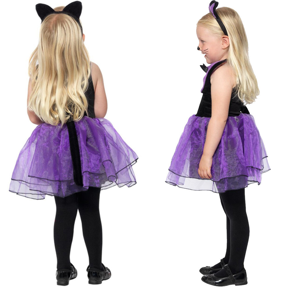Toddler Cat Tutu Costume Halloween Fancy Dress eBay