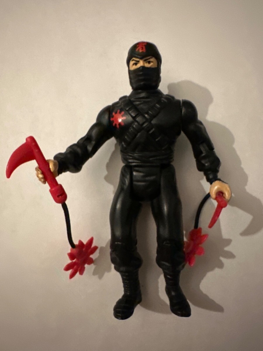 1986 Kenner Chuck Norris Karate Kommandos RED & BLACK Ninja