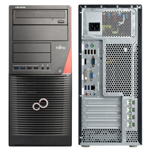 PC tour Fujitsu Celsius W530 MT Intel i3-4130 RAM 8Go SSD 240Go Windows 10 Wifi - Bild 4 von 7