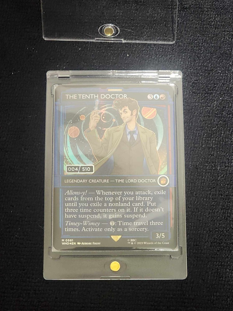 THE TENTH DOCTOR 004/510 Showcase Foil Serialized Mythic Doctor