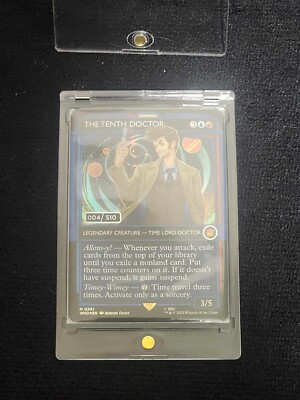 THE TENTH DOCTOR 004/510 Showcase Foil Serialized Mythic Doctor