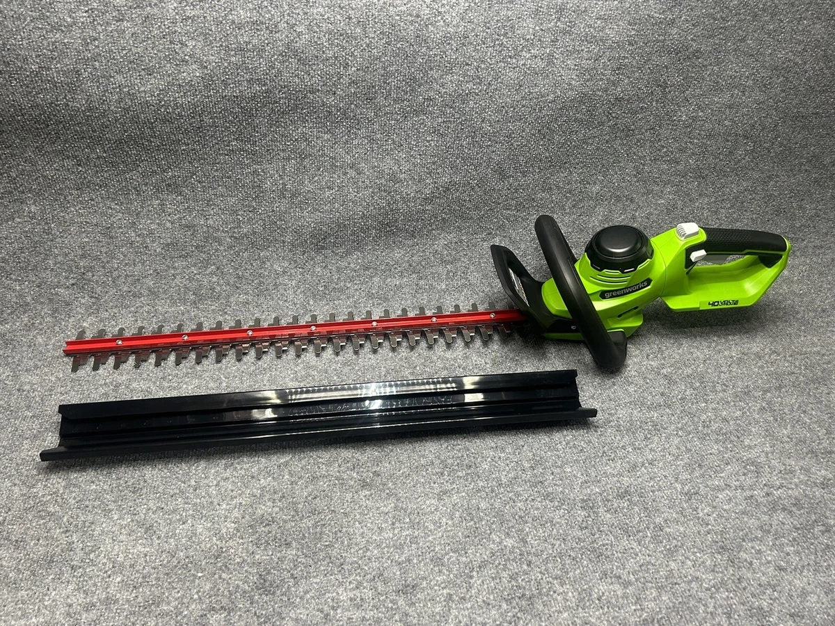 Greenworks 24 inch hedge trimmer deals