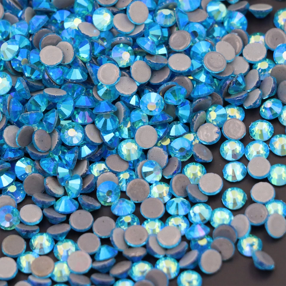hotfix стразы с плоской поверхностью кристалл hot fix камни strass блеск для рукоделия - Изображение 4 из 4