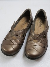 Nice CLARKS collection ashland Flats leather Loafers Womens Shoe 6M 90