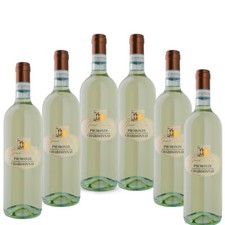 6 bottiglie di Piemonte Chardonnay doc bottiglia 75 cl delicato fermo