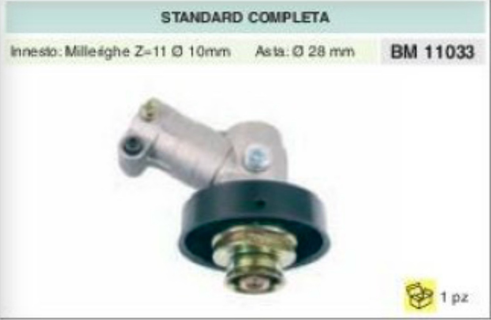 OFFERTA: Coppia Conica Decespugliatore 28mm 10 Denti Millerighe