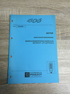 Werkstatthandbuch Peugeot 406 - Einspritzung Sagem SL96 für Motor LFY XU7JP4/L3